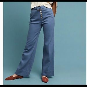 Anthropologie Wide Leg Cassidy Pants